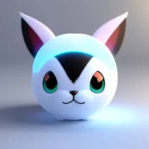Cute Cartoon Happy Eyebrow Character