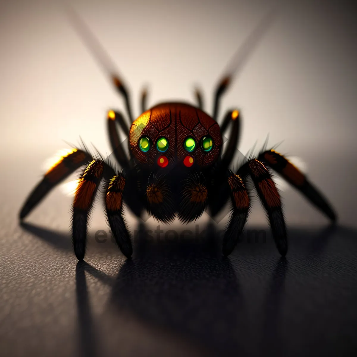 Picture of Close-up of Black Widow Spider - Detailed Arachnid Snapshot