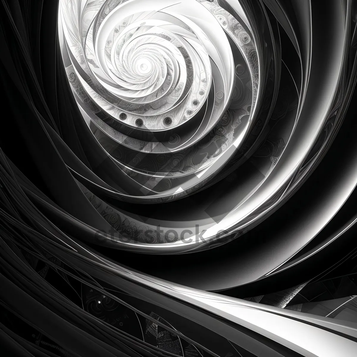 Picture of Dynamic Fractal Motion: Abstract Geometric Art