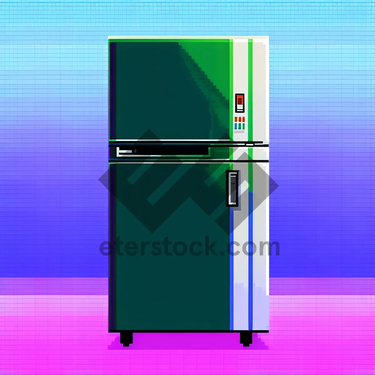 Picture of White Goods Cooling System with Refrigerator Door Mechanism