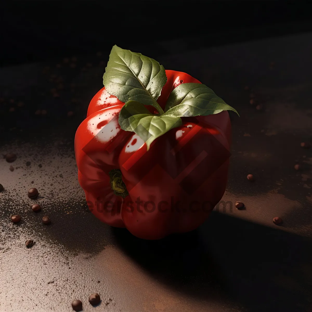 Picture of Fresh Vegetable Container with Pepper and Tomato Assortment