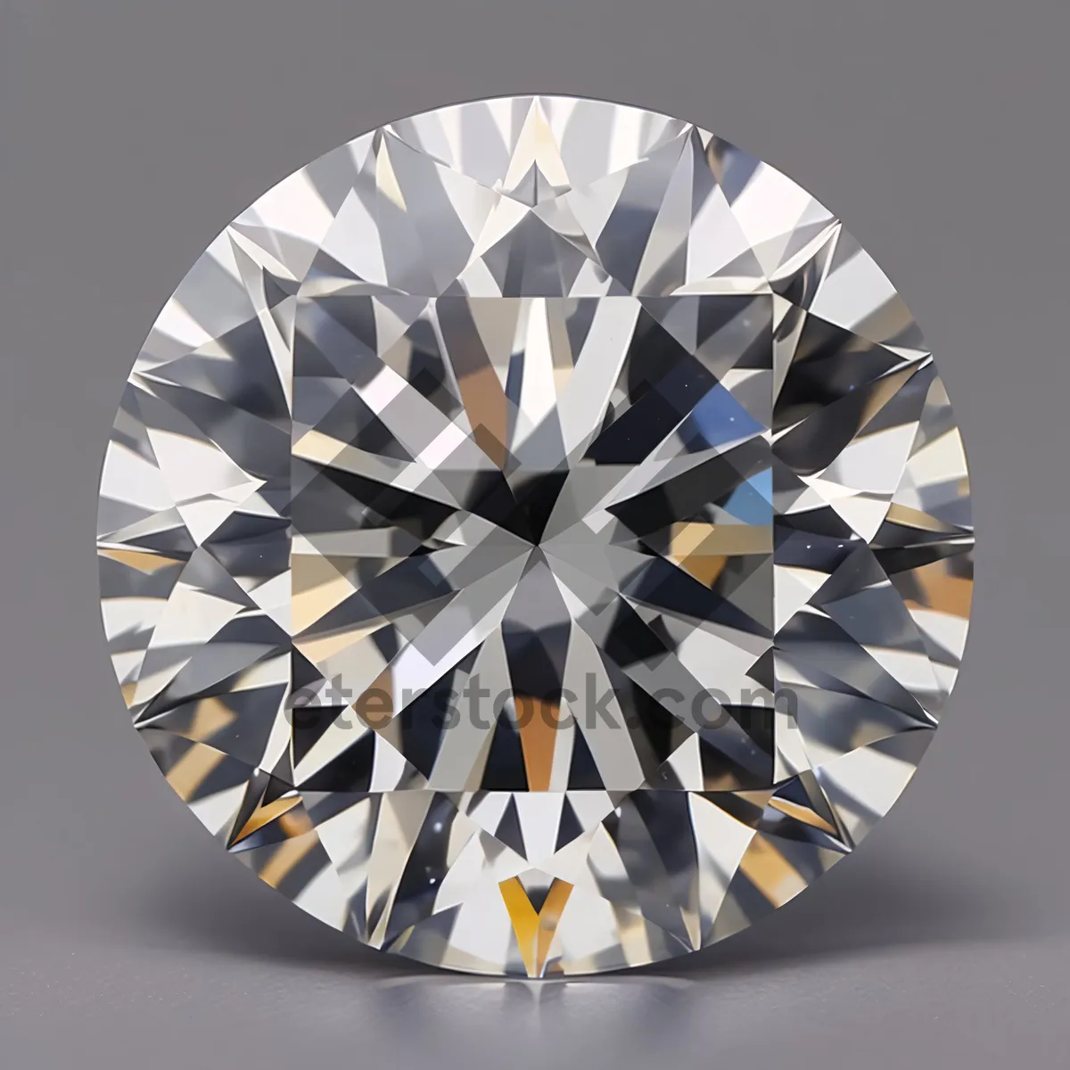 Picture of Shimmering Brilliance: Gemstone Diamond in Crystal Clear Shine