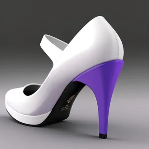 Shiny 3D Berry Shoe Render
