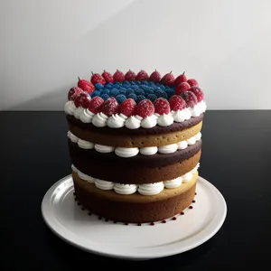 Delicious Strawberry Cupcake with Pink Icing