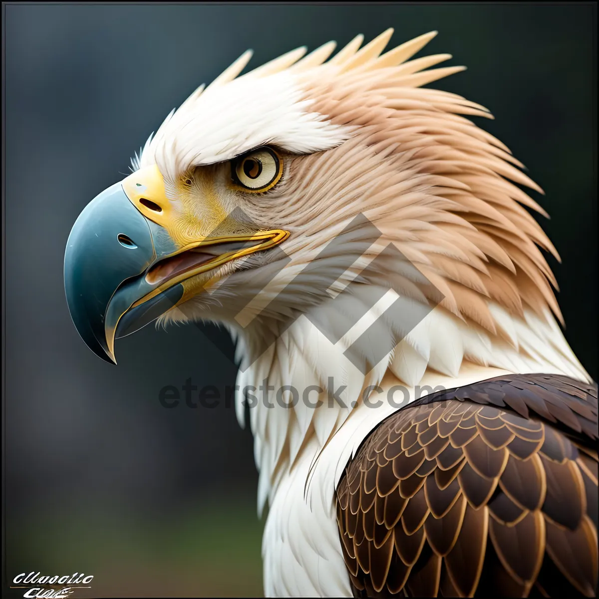 Picture of Wild Eagle - Majestic Predator with Bald Head