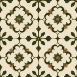 Floral Vintage Damask Ornamental Pattern Texture.