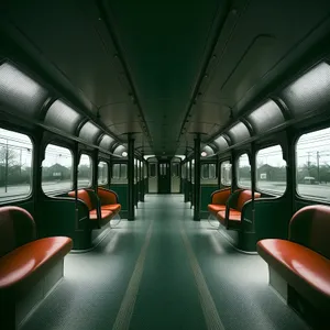 Modern Urban Transit: Speeding through Subway Station