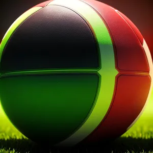 World Cup Soccer Ball with National Flags