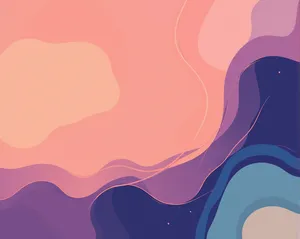 Graphic design element with abstract shape and pattern