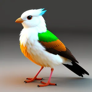 Yellow-winged Bird in Natural Habitat