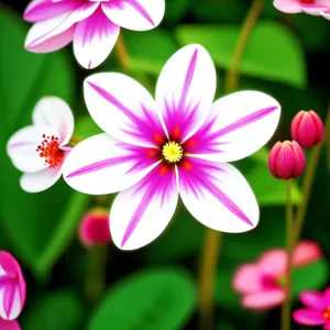 Colorful Spring Tulip Blossom in Garden