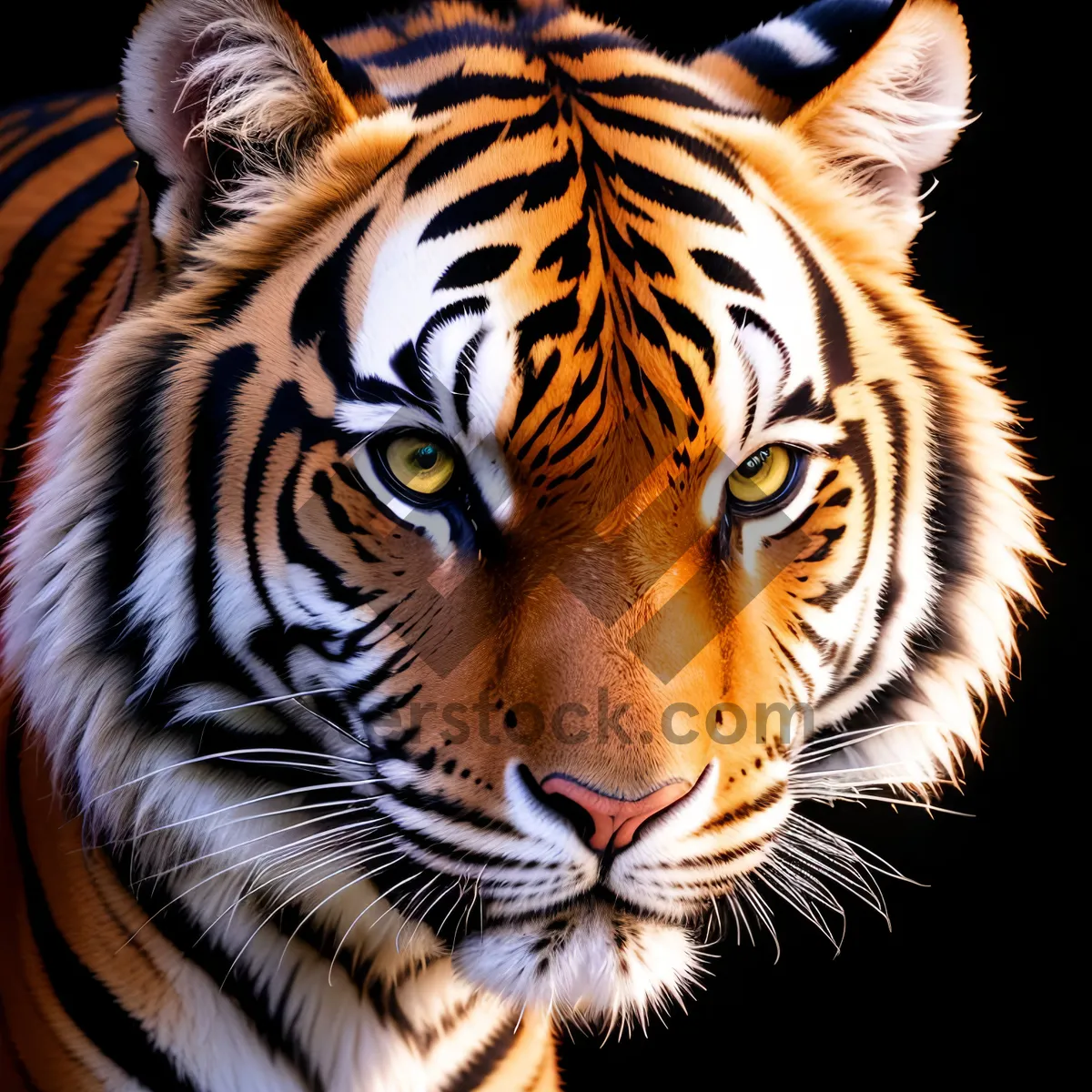 Picture of Wild Tiger Cat - Striped Feline Predator