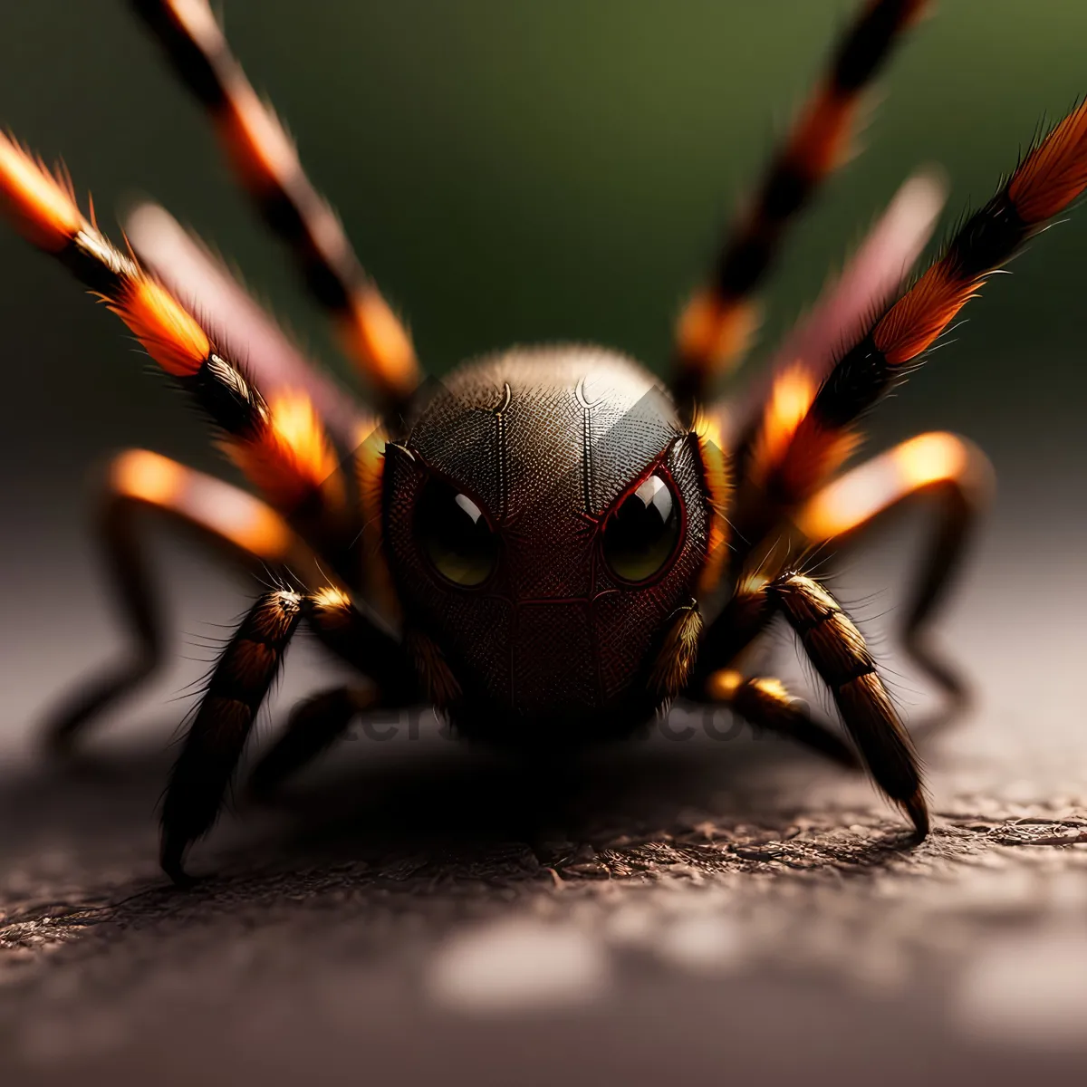 Picture of Close-up of Black Widow Spider in the Wild