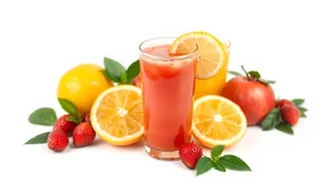 Refreshing citrus fruit cocktail for a healthy diet