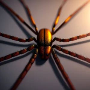 Close-up of Garden Spider - Arachnid Arthropod