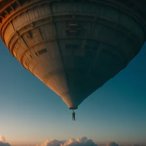 Colorful Hot Air Balloon Adventure in the Sky