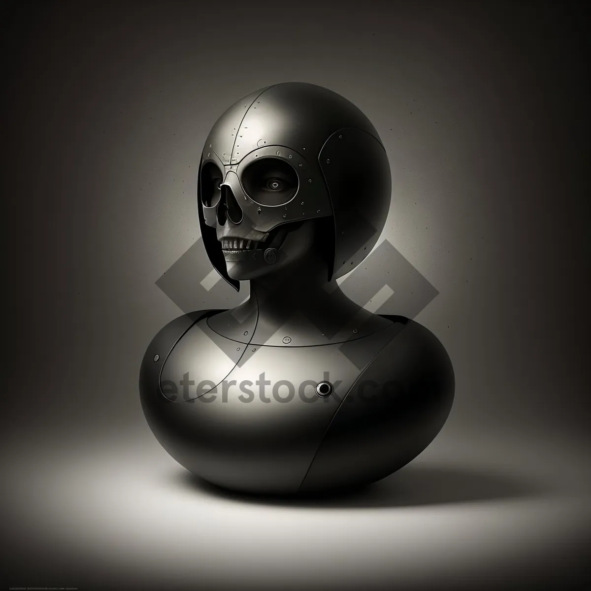 Picture of Automaton 3D Icon: Symbolic Conceptual Image.