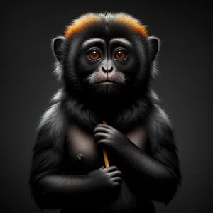 Charming Baby Monkey Wildlife Portrait