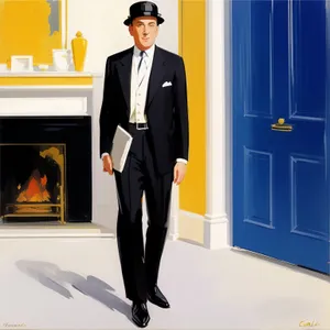 Successful corporate team meeting in professional office setting.