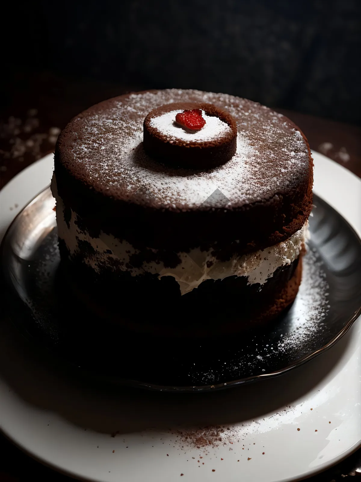 Picture of Decadent Chocolate Cake with Sweet Delights