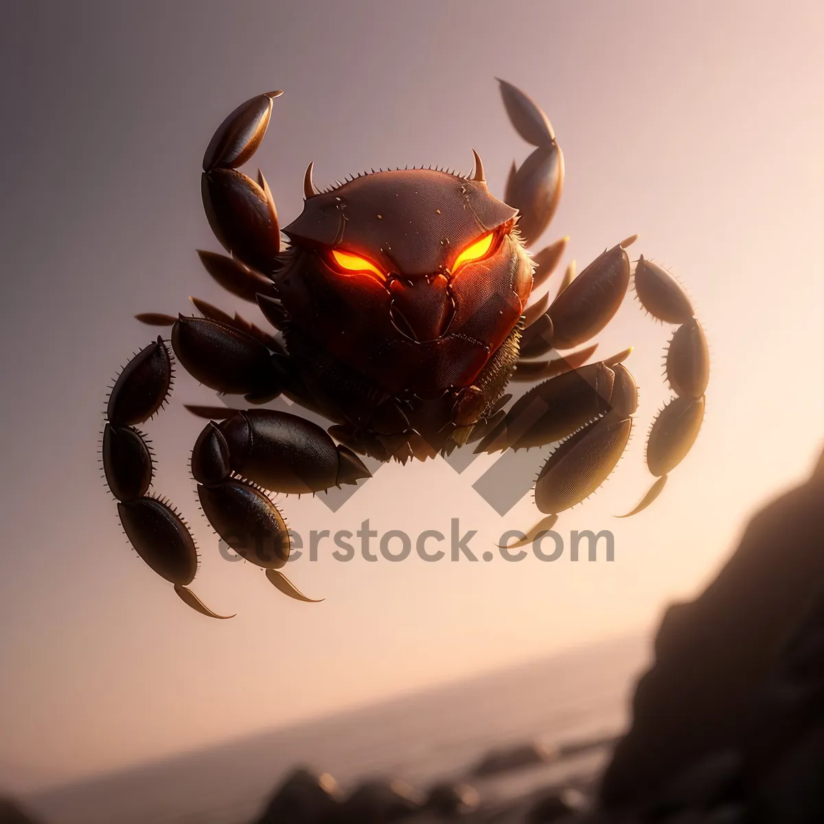 Picture of Cactus Beetle Perched on Bud