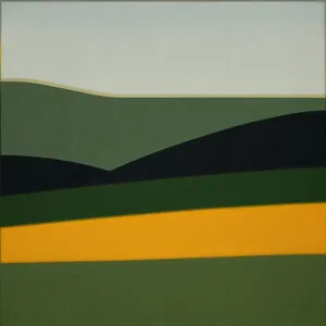 Patriotic flag emblem design featuring national symbols