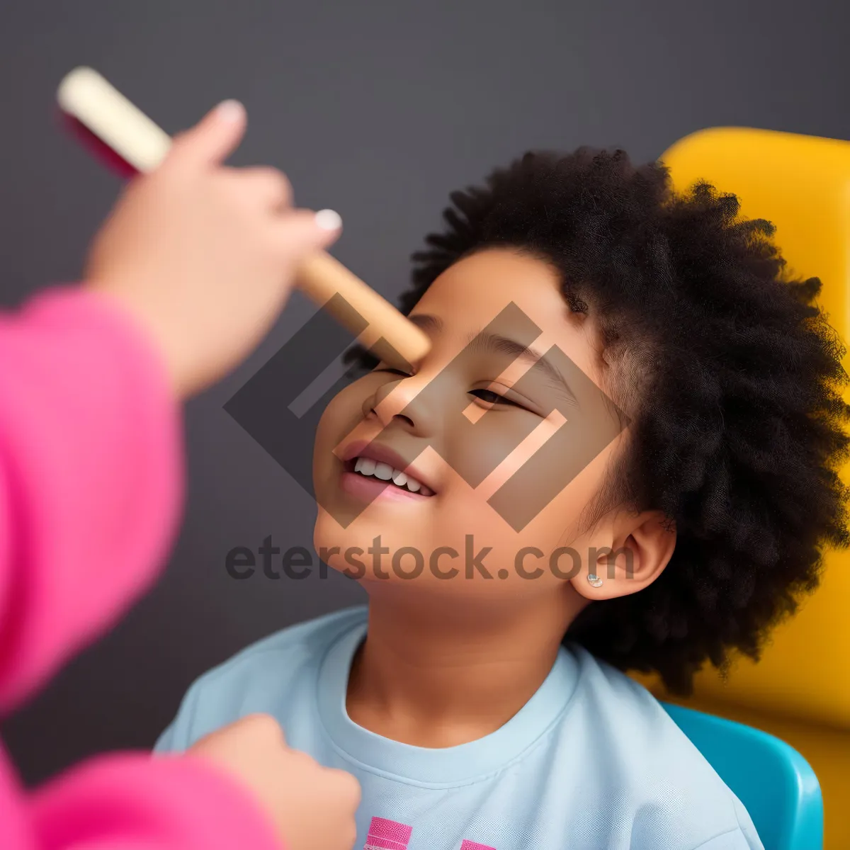 Picture of Cheerful Housewife with a Happy Smile