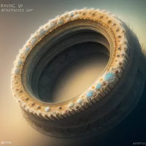 Bangle Circle: Nematode-inspired Graphic Art with 3D Design