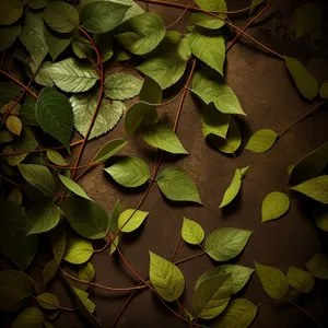 Vibrant Garden: Wallpaper featuring Smoke Tree and Common Wood Sorrel