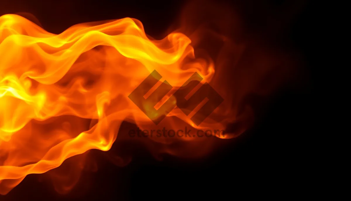 Picture of Fiery Inferno Blaze Background Glow Heat Warm