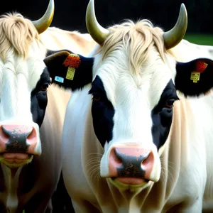 Farm Cow with Garlic in Ranch