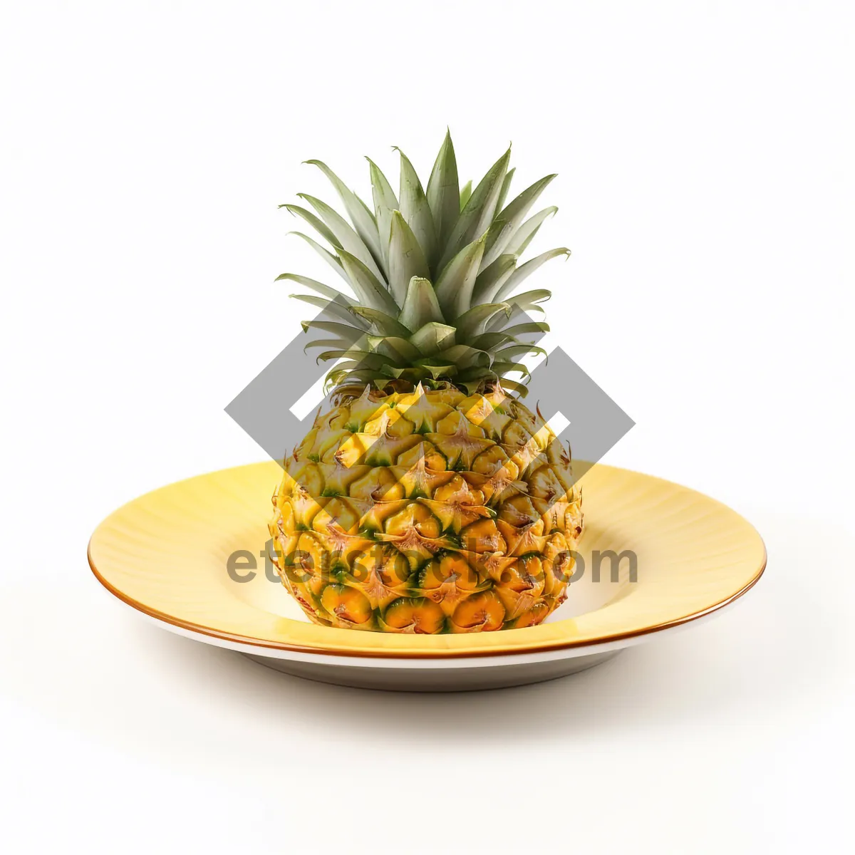 Picture of Fresh and Juicy Tropical Fruit Salad Bowl.