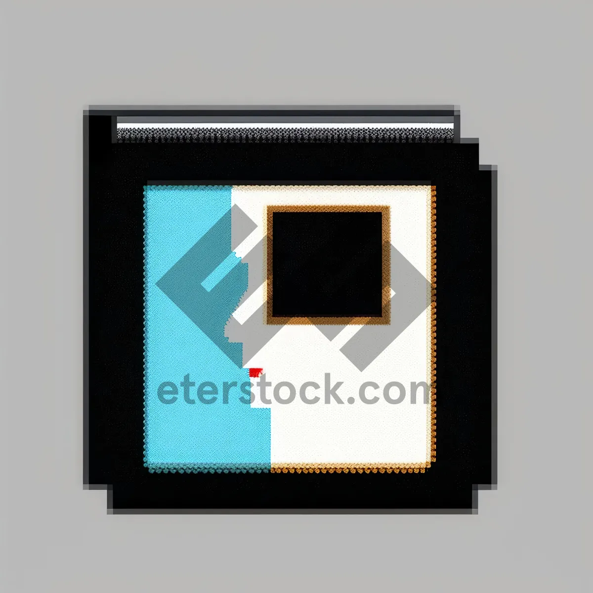 Picture of Vintage Square Border Design with Retro Paper Frame