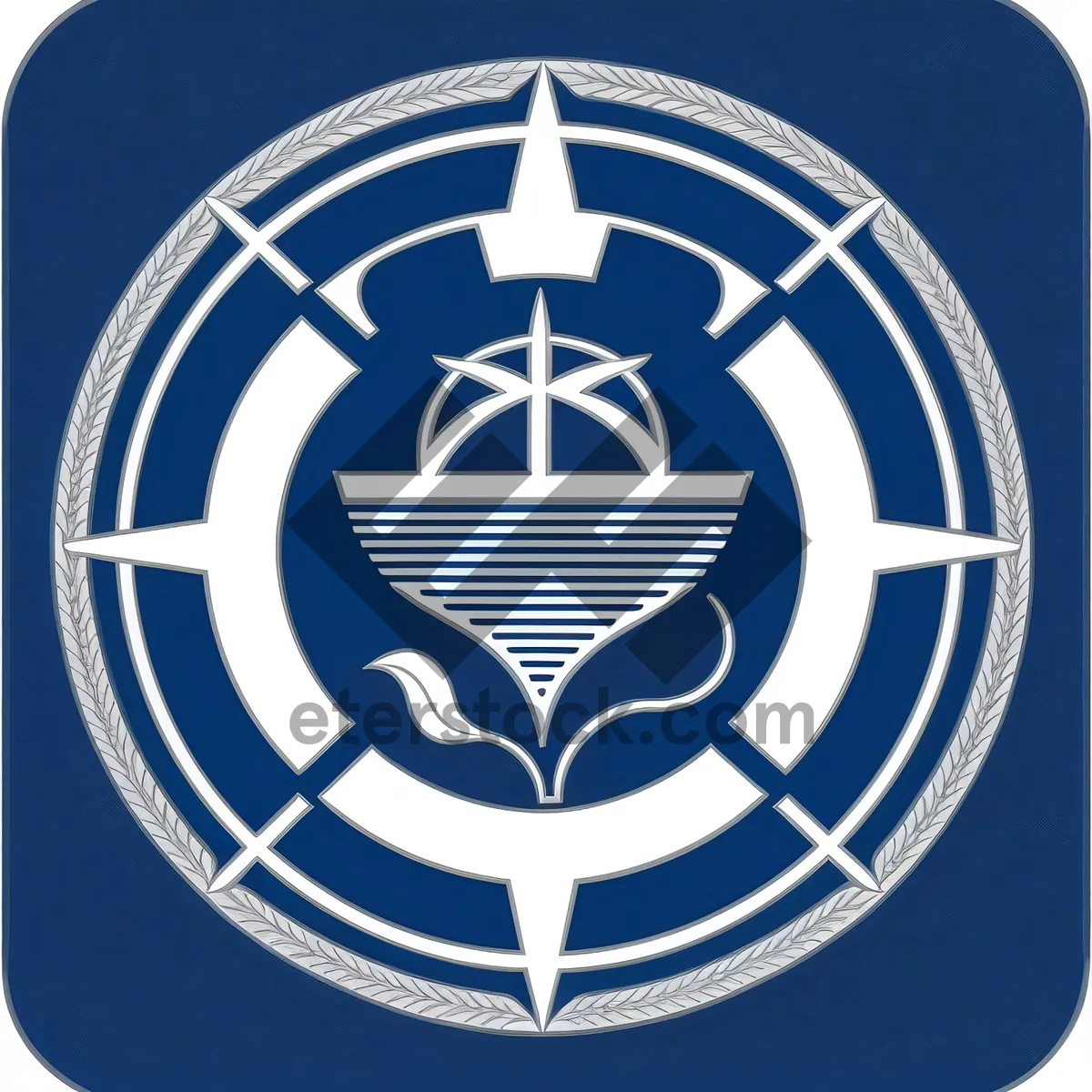 Picture of Round Shield Police Station Facility Icon