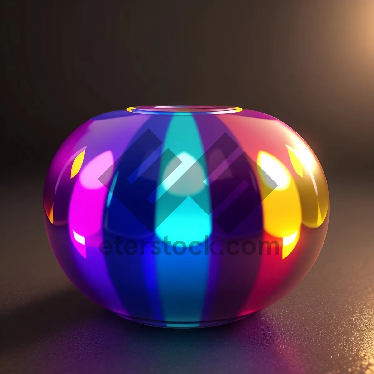 Picture of Shiny Glass Sphere Button - Web Design Symbol