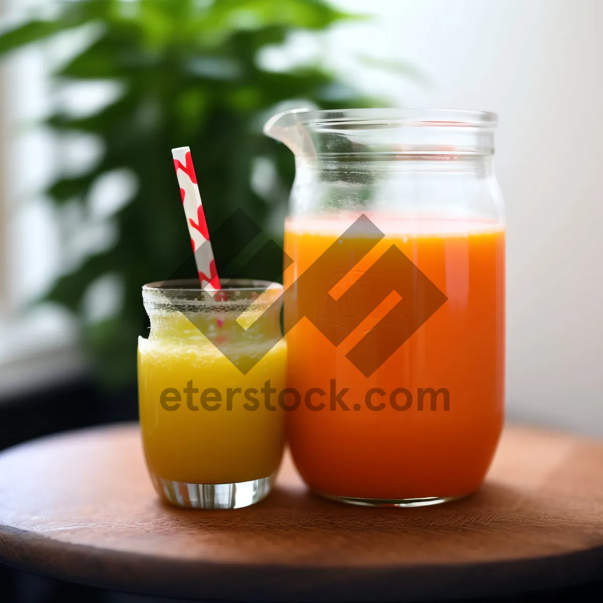 Picture of Healthy Orange Tea Refreshment in Glass