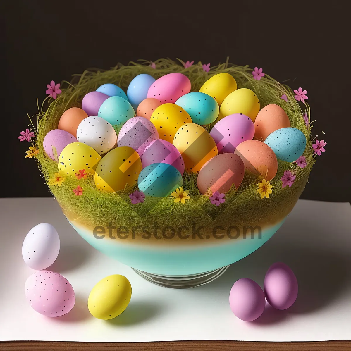 Picture of Colorful Easter Egg Candy Celebration