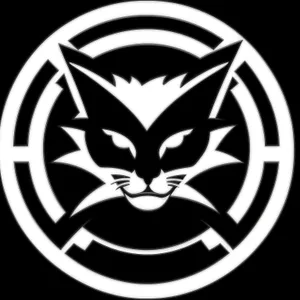 Round Black Button Icon Design