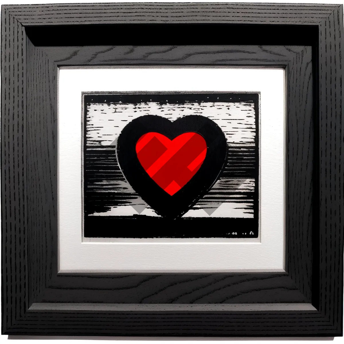 Picture of Vintage Wooden Frame with Grunge Texture
