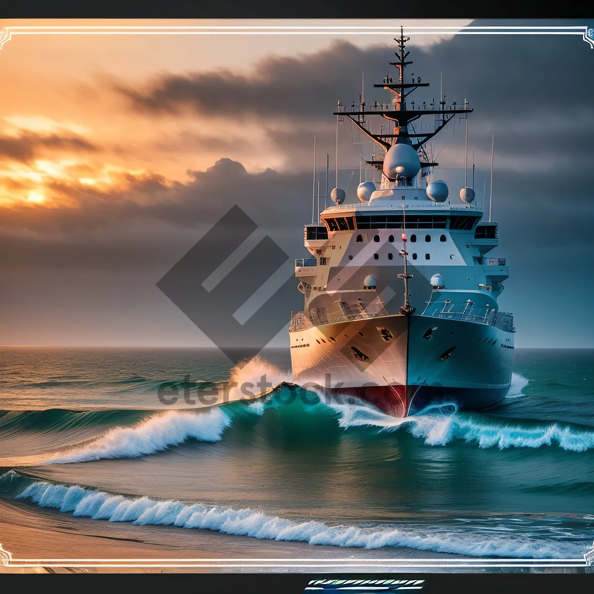 Picture of Seaside Transport: A Nautical Journey in the Harbor