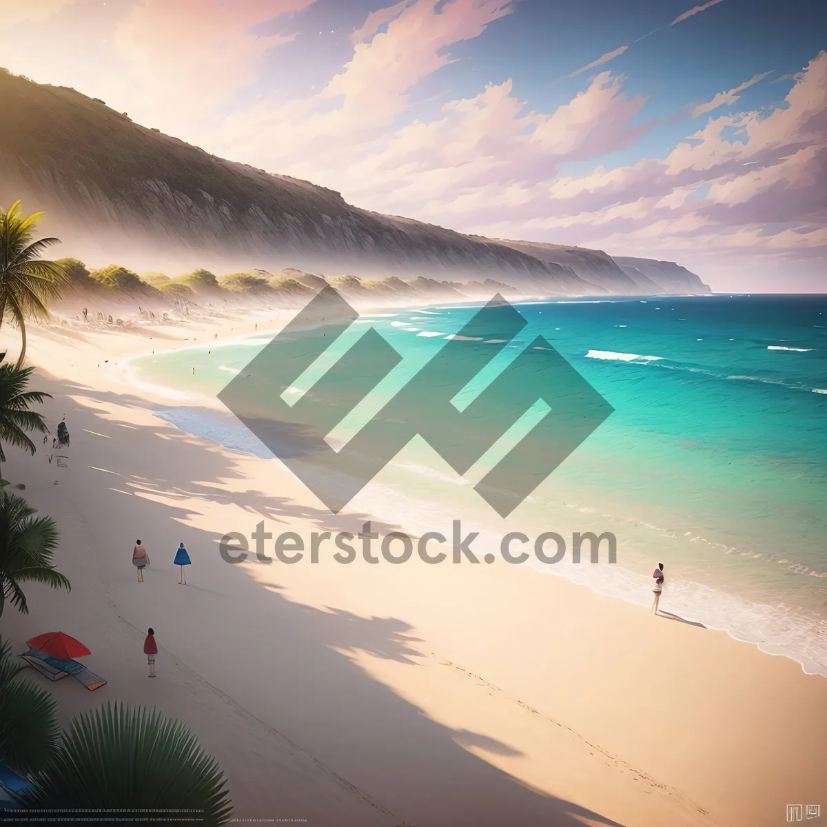 Picture of Serene Tropical Beachscape