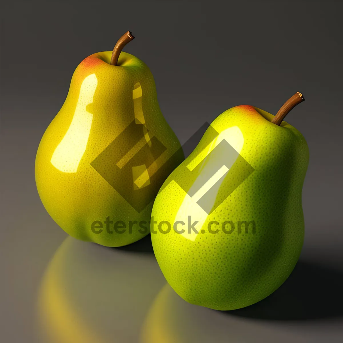 Picture of Juicy Yellow Apple, Bursting with Vitamin C