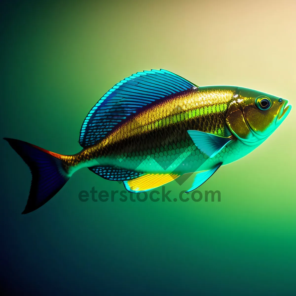 Picture of Seawater Fisherman - Underwater Aquarium Design