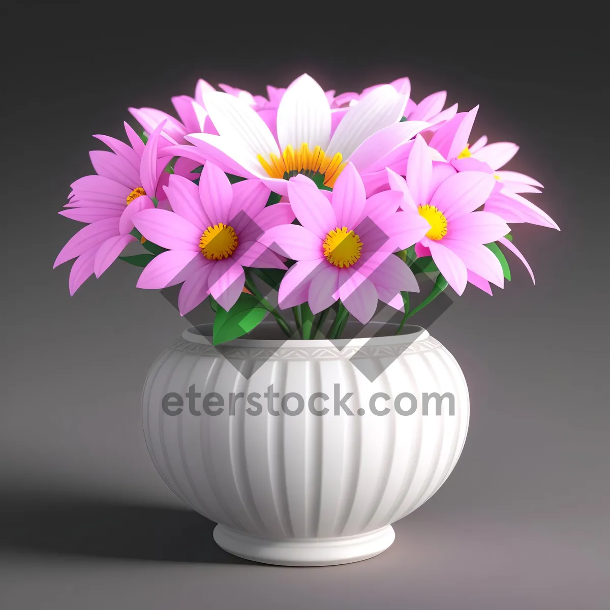 Picture of Colorful Spring Daisy Bouquet - Floral Gift