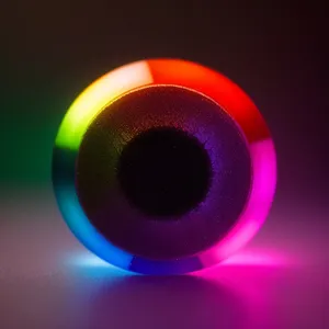 Shiny Glass Button Set with Vibrant Colors