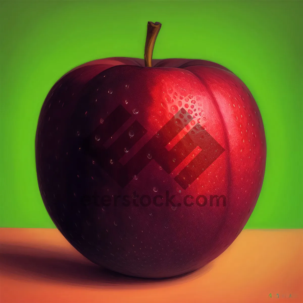 Picture of Juicy Red Delicious Apple: Fresh, Nutritious, and Organic