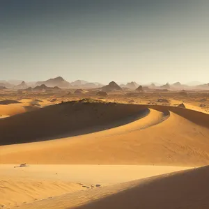 Sandy Oasis: Majestic Desert Dune Landscape