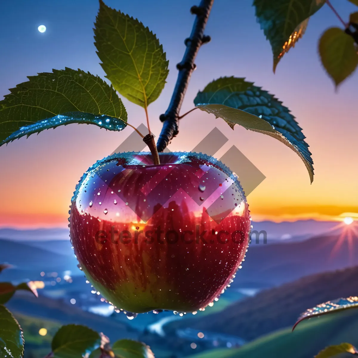 Picture of Fresh Red Apple - Healthy and Delicious Fruit Option