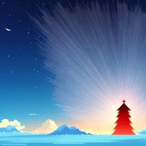 Shimmering Winter Nights: A Cosmic Celebration