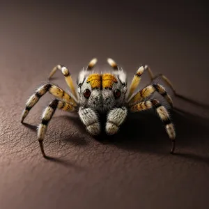 Close-up Shot of Arthropod - Barn Spider